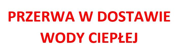 Krasińskiego 85 - przerwa w dostawie ciepłej wody